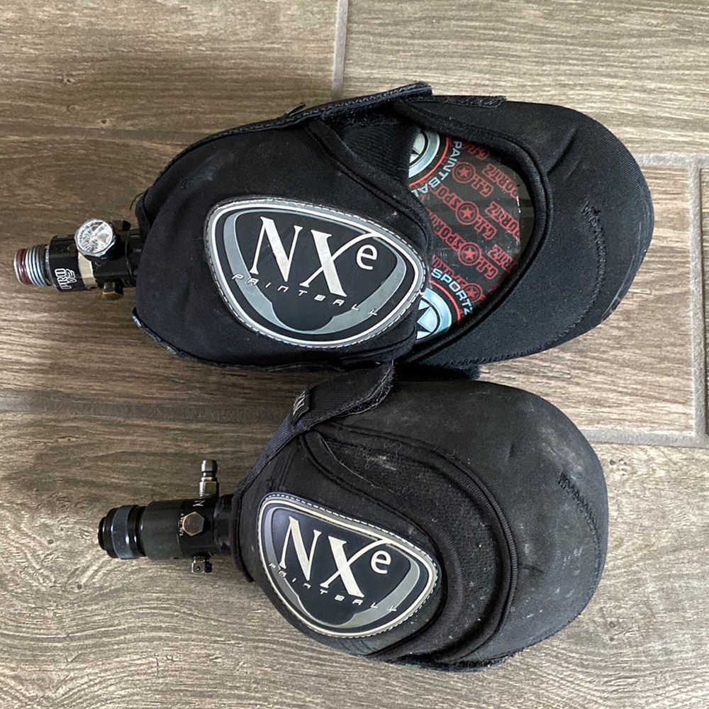 2 Paintball air tanks